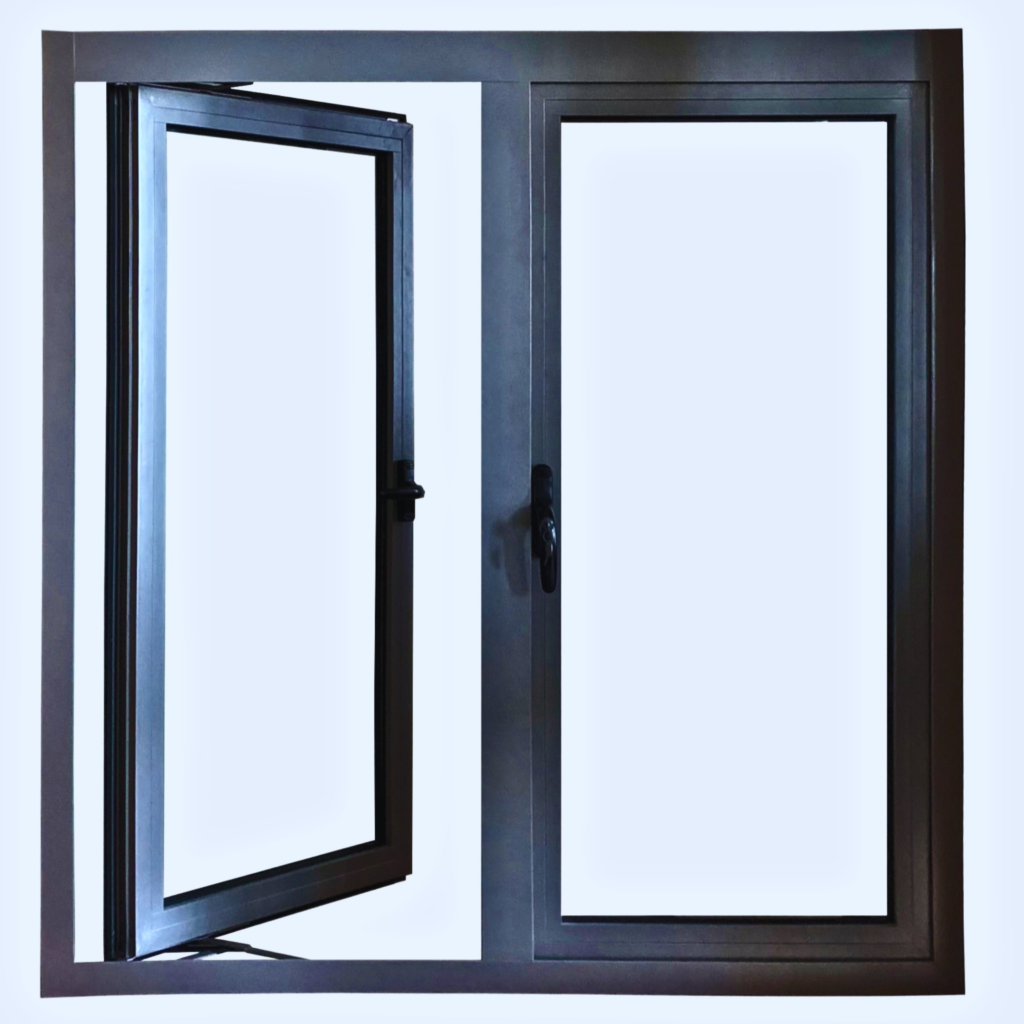 Aluminum casement window detail