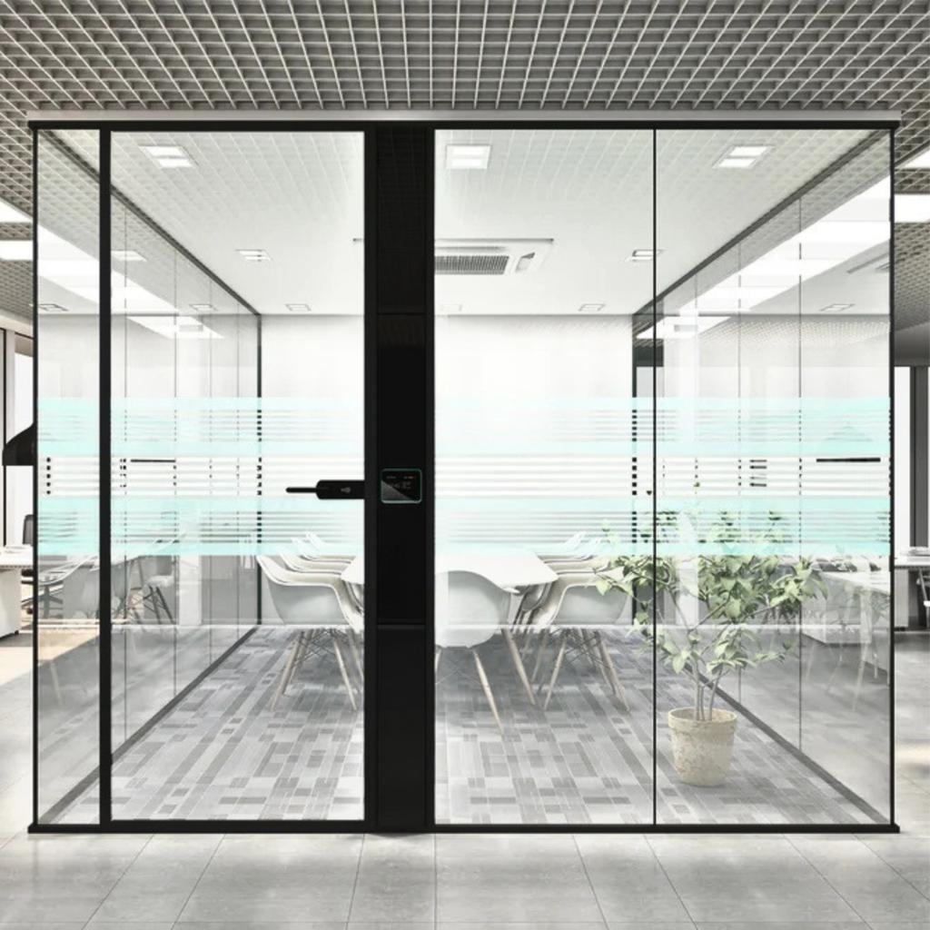 Aluminum framed DGU glass