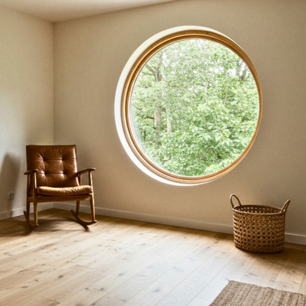 Aluminum window with georgian bars